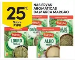 Continente Bom dia Nas ervas aromáticas da marca margão promoção