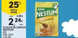 Continente Bom dia Flocos de cereais nestum mel promoção