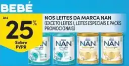 Continente Bom dia Nos leites da marca nan promoção