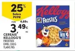 Continente Bom dia Cereais kellogg's frosties promoção
