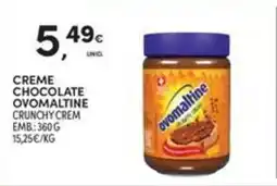 Continente Bom dia Creme chocolate ovomaltine crunchy crem promoção