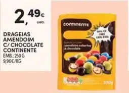 Continente Bom dia Drageias amendoim C/chocolate continente promoção