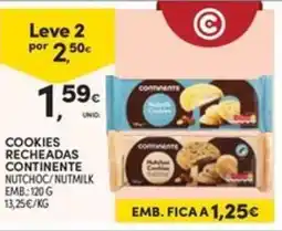 Continente Bom dia Cookies recheadas continente promoção