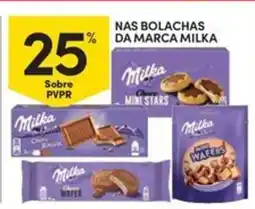 Continente Bom dia Nas bolachas da marca milka promoção