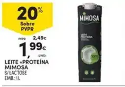 Continente Bom dia Leite proteína mimosa S/lactose promoção