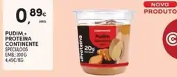 Continente Bom dia Pudim+ proteína continente speculoos promoção