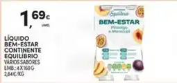 Continente Bom dia Líquido continente equilibrio vários sabores promoção