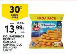 Continente Bom dia Douradinhos de peixe omega 3 capitao iglo promoção