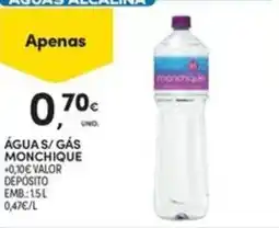 Continente Bom dia Águas gás monchique promoção