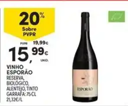 Continente Bom dia Vinho esporão promoção