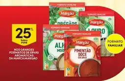 Continente Bom dia Nos grandes formatos de ervas aromáticas da marca margão promoção