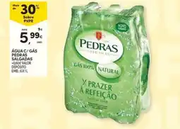 Continente Bom dia Água C/ gás pedras salgadas promoção