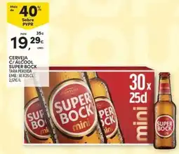 Continente Bom dia Cerveja C/ álcool super bock tara perdida promoção
