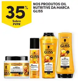 Continente produtos oil nutritive da marca gliss promoção