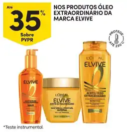 Continente óleo extraordinário da marca elvive promoção