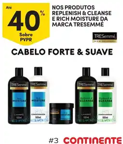 Continente cabelo forte & suave tresemme promoção