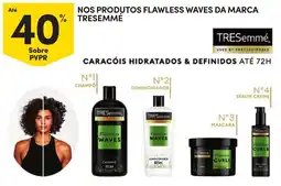 Continente nos produtos flawless waves da marca tresemme promoção