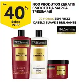 Continente produtos keratin smooth da marca tresemme promoção