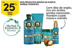 Continente nos produtos argão da marca herbal essences promoção