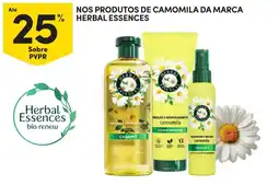 Continente nos produtos de camomila da marca herbal essences promoção