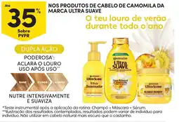 Continente Ultra Suave shampoo de camomila promoção