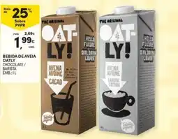 Continente Bom dia Bebida de aveia oatly chocolate barista promoção