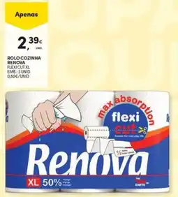Continente Bom dia Rolo cozinha renova flexi cut XL promoção