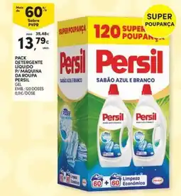 Continente Bom dia Pack detergente líquido P/máquina da roupa persil promoção