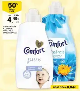 Continente Bom dia Amaciador comfort pure azul promoção