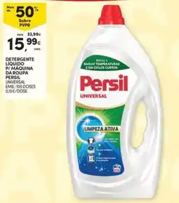 Continente Bom dia Detergente líquido P/máquina da roupa persil universal promoção