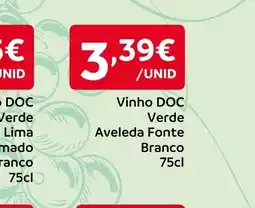 Amanhecer Vinho DOC Verde Aveleda Fonte Branco promoção
