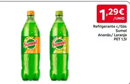 Amanhecer Sumol Ananás/ Laranja promoção