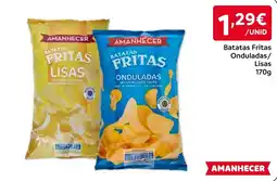 Amanhecer Amanhecer batatas fritas onduladas lisas promoção
