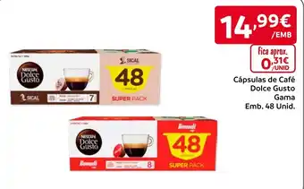 Cápsulas de Café Dolce Gusto
