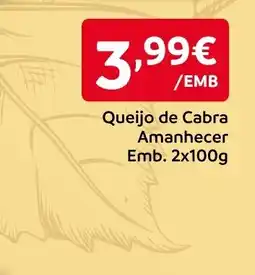Amanhecer Queijo de Cabra Amanhecer promoção