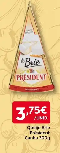 Amanhecer Queijo Brie Président promoção