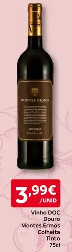 Amanhecer Vinho DOC Douro Montes Ermos Colheita Tinto promoção