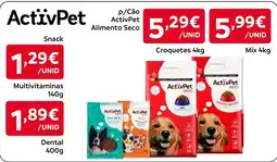 Amanhecer ActivPet Snack Multivitaminas promoção