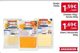 Amanhecer Queijo fatias promoção