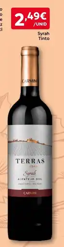 Amanhecer Terras Syrah promoção