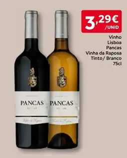 Amanhecer Pancas Vinho da Raposa Tinto/ Branco promoção