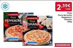 Amanhecer Pizza pepperoni romana promoção