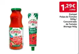 Amanhecer Compal Polpa de Tomate promoção