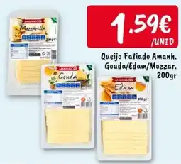 Ponto Fresco Queijo fatiado amanh gouda/edam/mozzar promoção