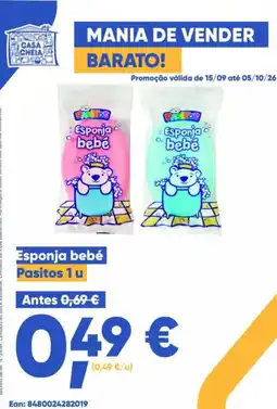 Casa Cheia Esponja bebé Pasitos promoção