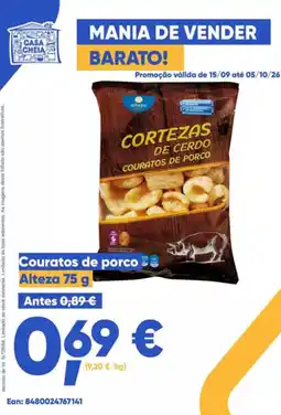 Casa Cheia Couratos de porco Alteza promoção