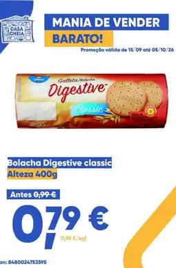 Casa Cheia Bolacha Digestive classic Alteza promoção