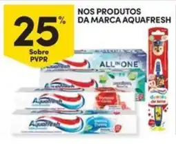 Continente Bom dia Nos produtos da marca aquafresh promoção