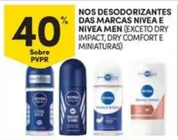 Continente Bom dia Nos desodorizantes das marcas nivea e nivea men promoção