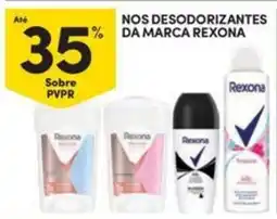 Continente Bom dia Nos desodorizantes da marca rexona promoção